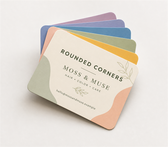 Rounded Corner Business Cards