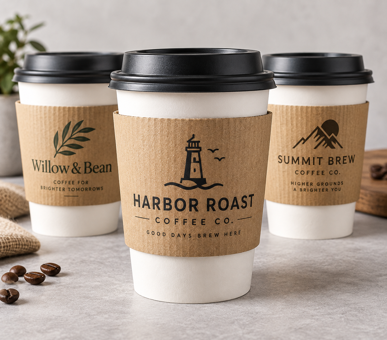 Custom Coffee Sleeves