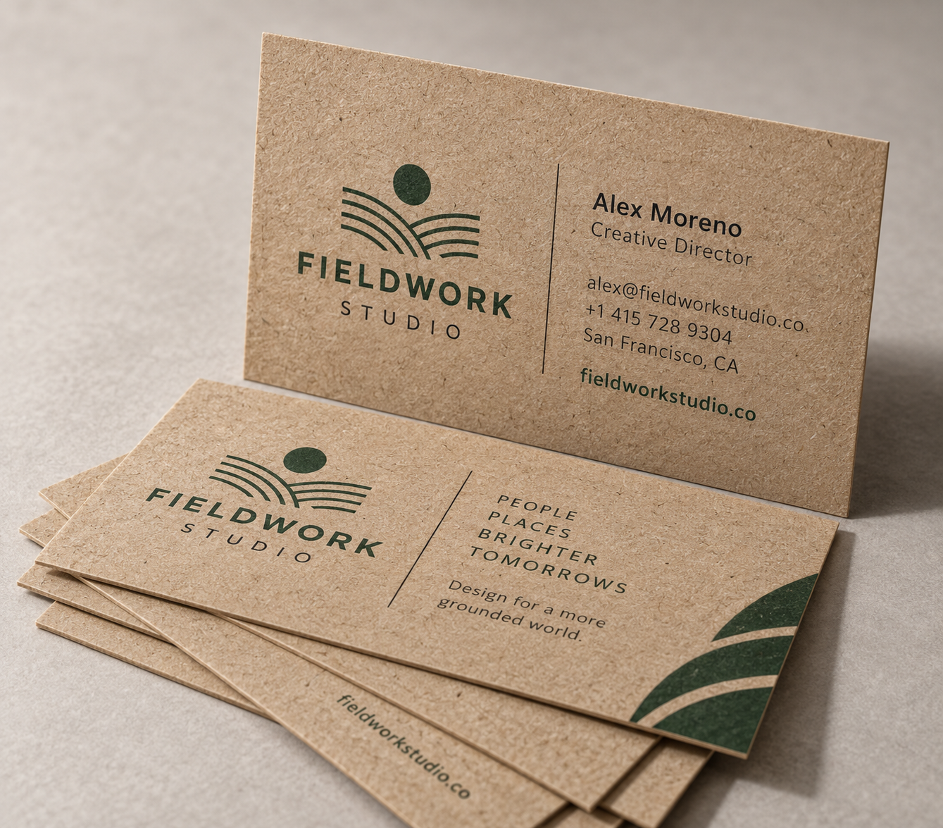 Kraft Business Cards