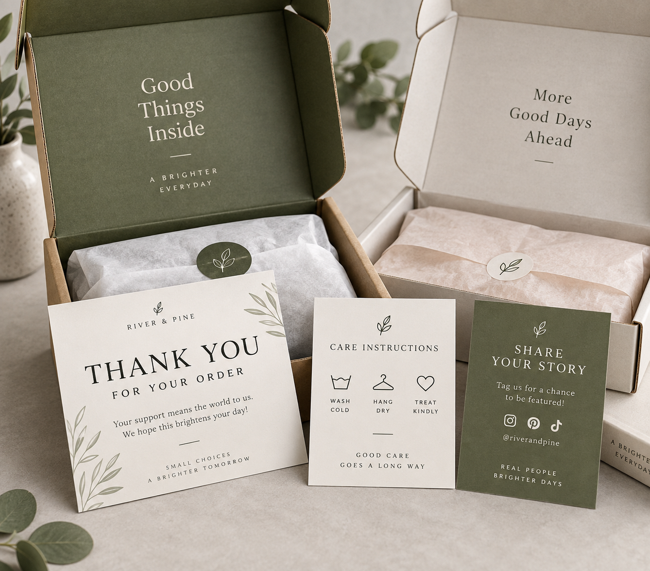 Packaging Insert Cards