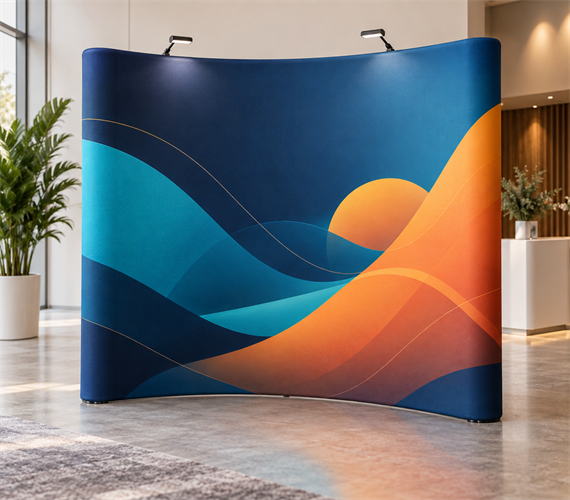 Pop-Up Fabric Displays