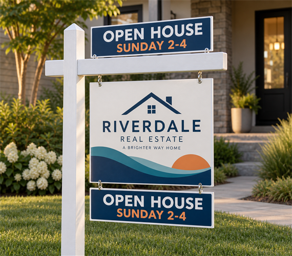 Real Estate Sign Riders