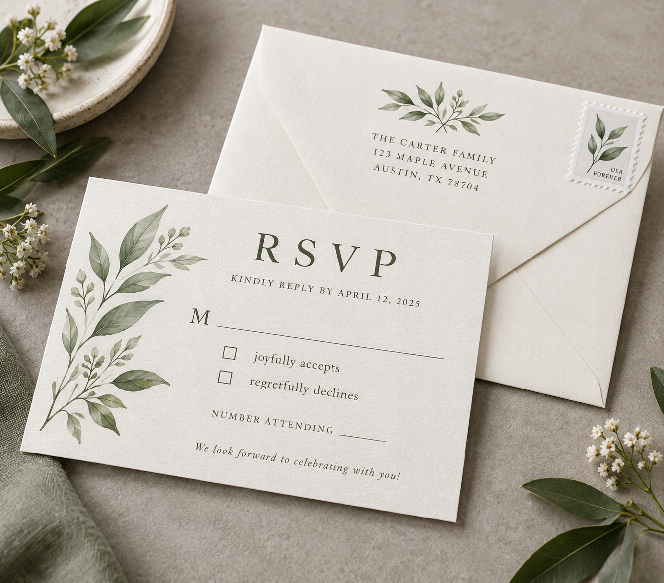 RSVP Cards