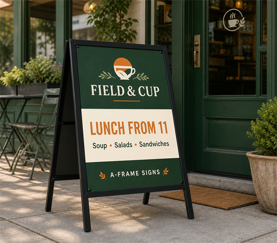 A-Frame Sidewalk Signs