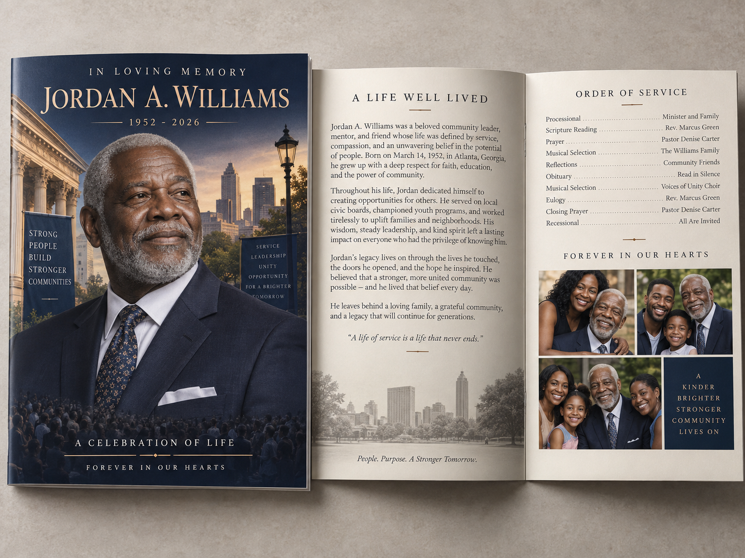 Community Pillar professional design template