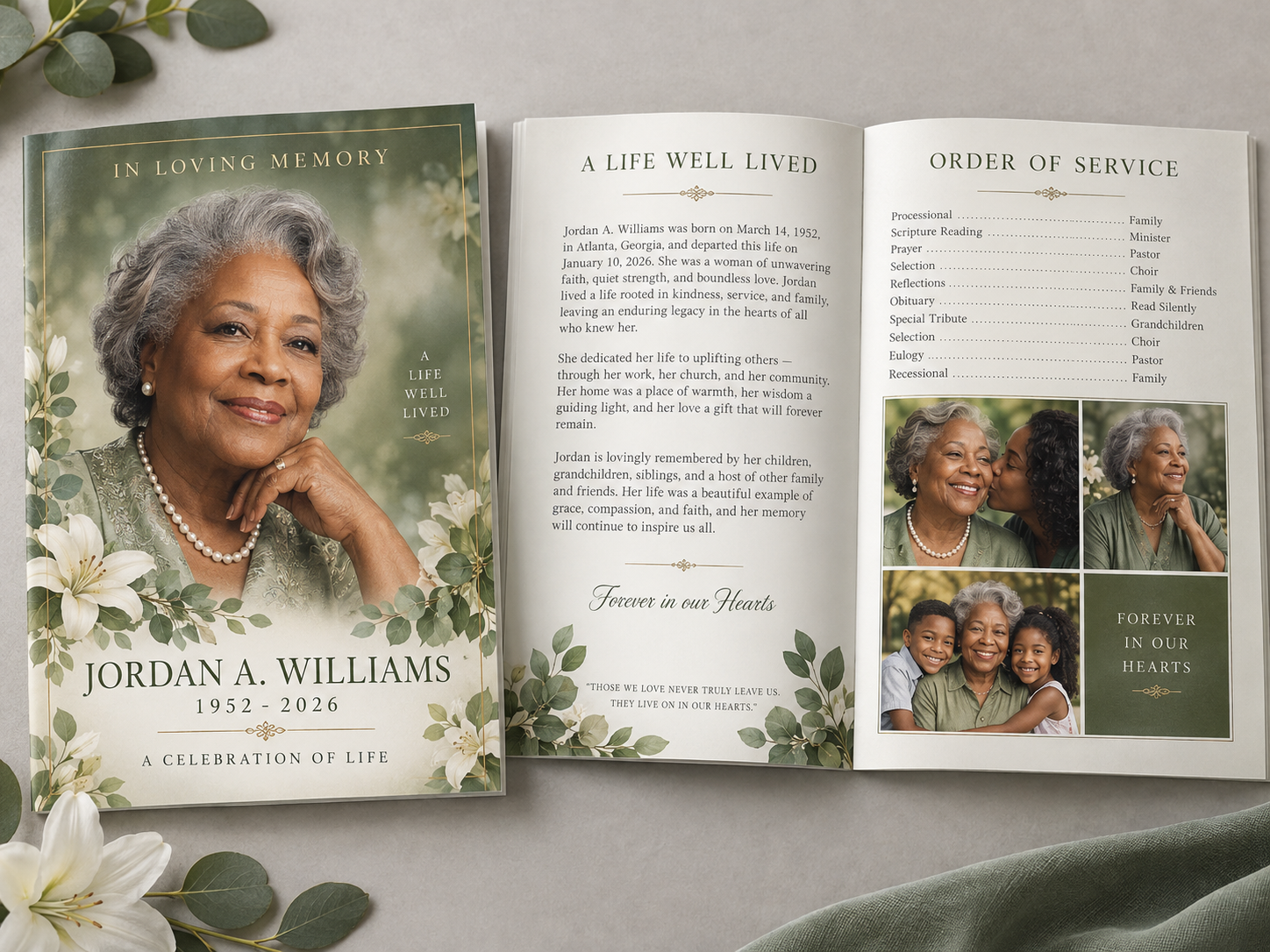 Eternal Garden professional design template