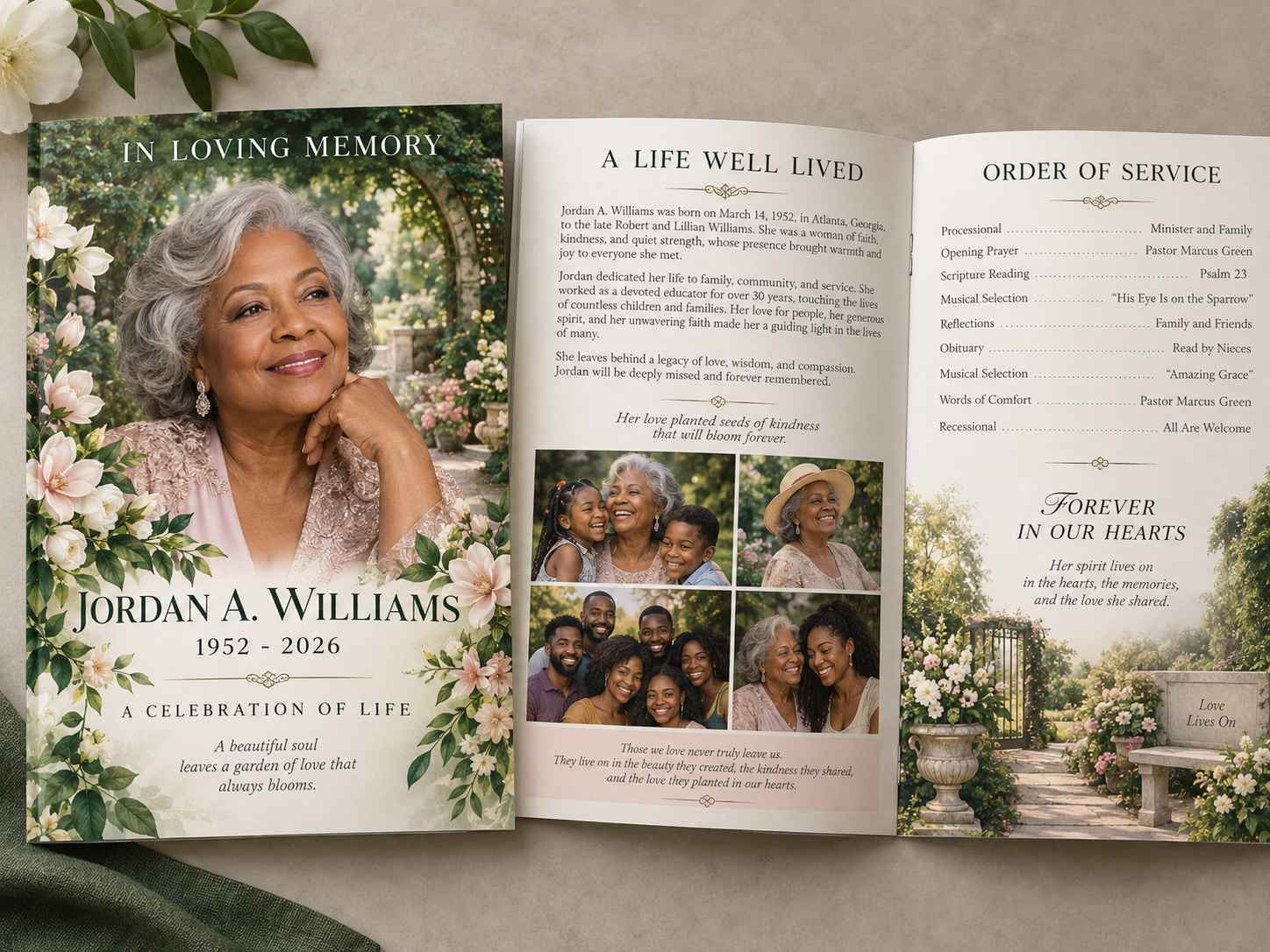 Garden of Grace professional design template
