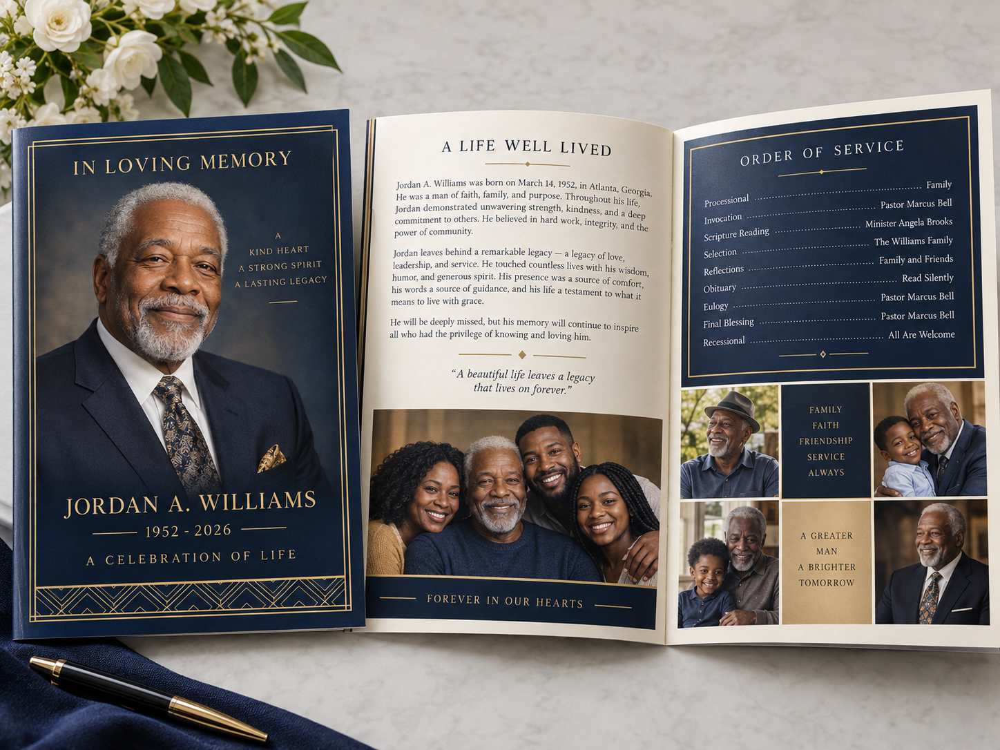 Golden Legacy professional design template