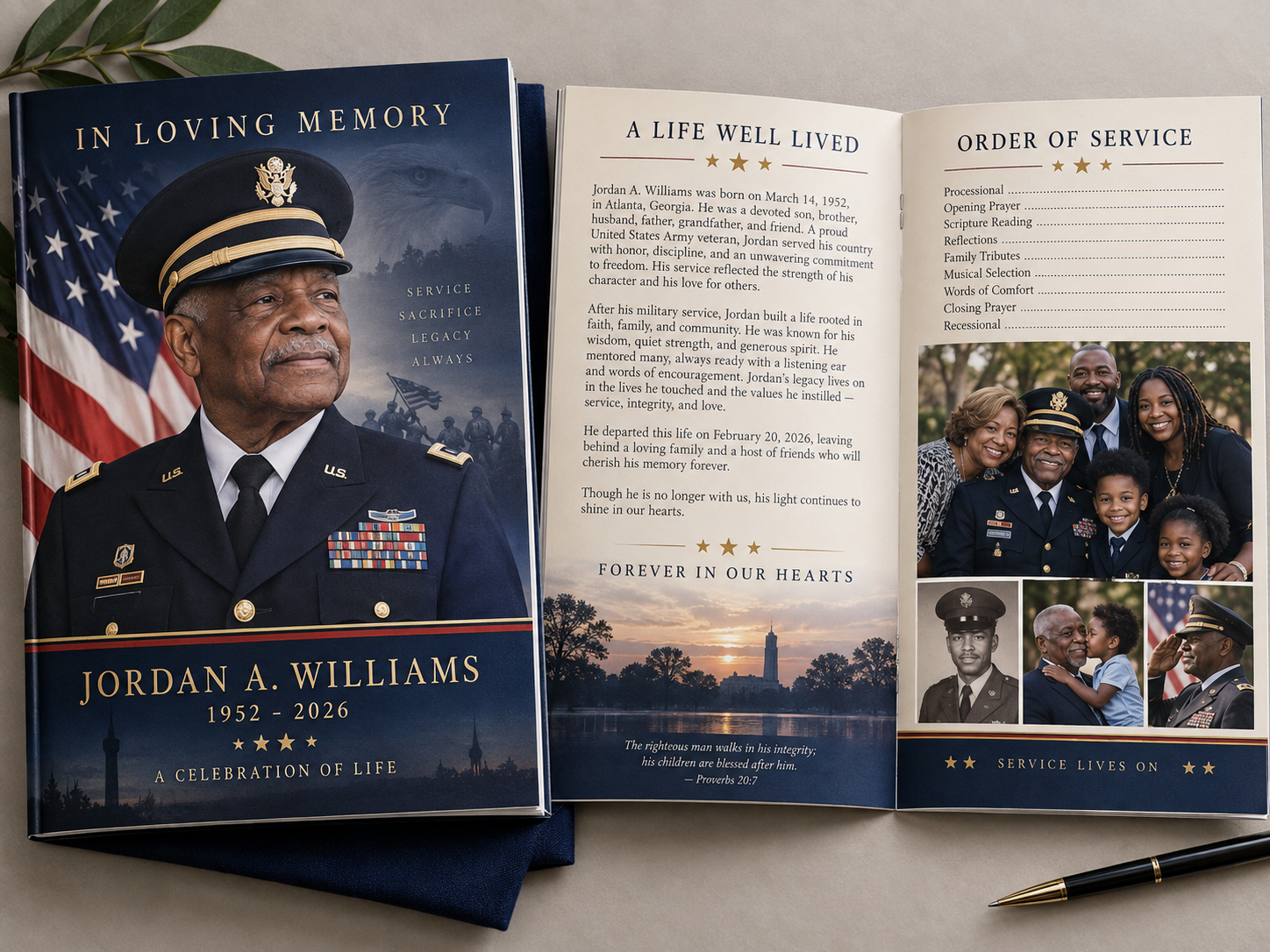 Military Honor professional design template