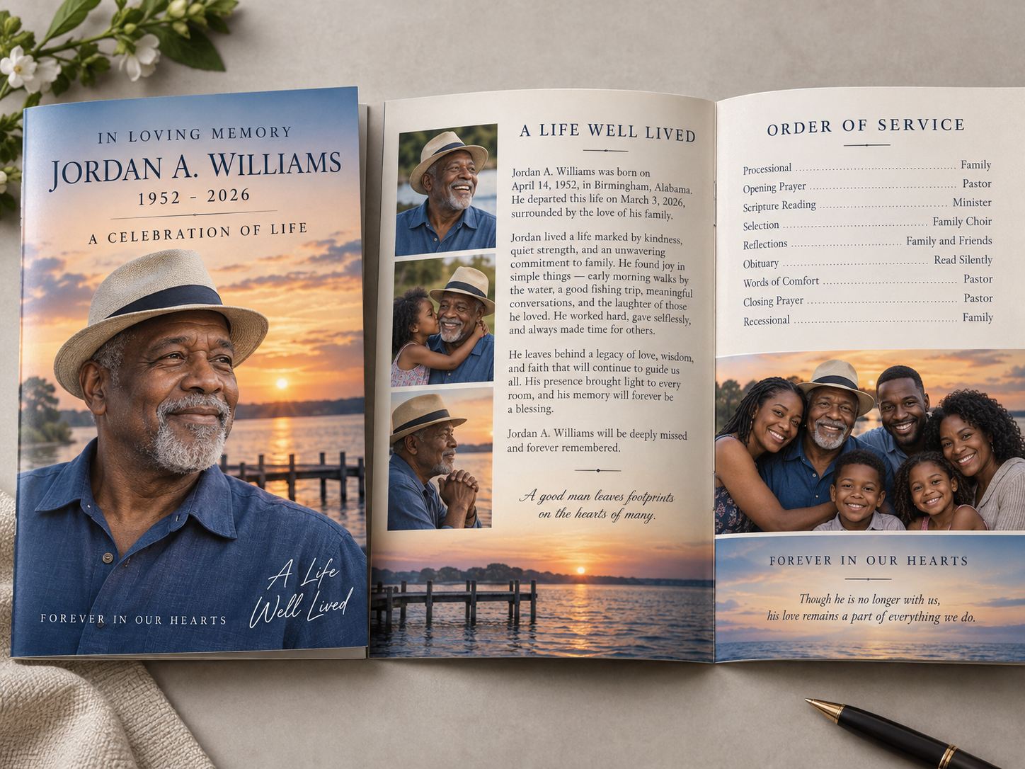 Sunset by the Water professional design template