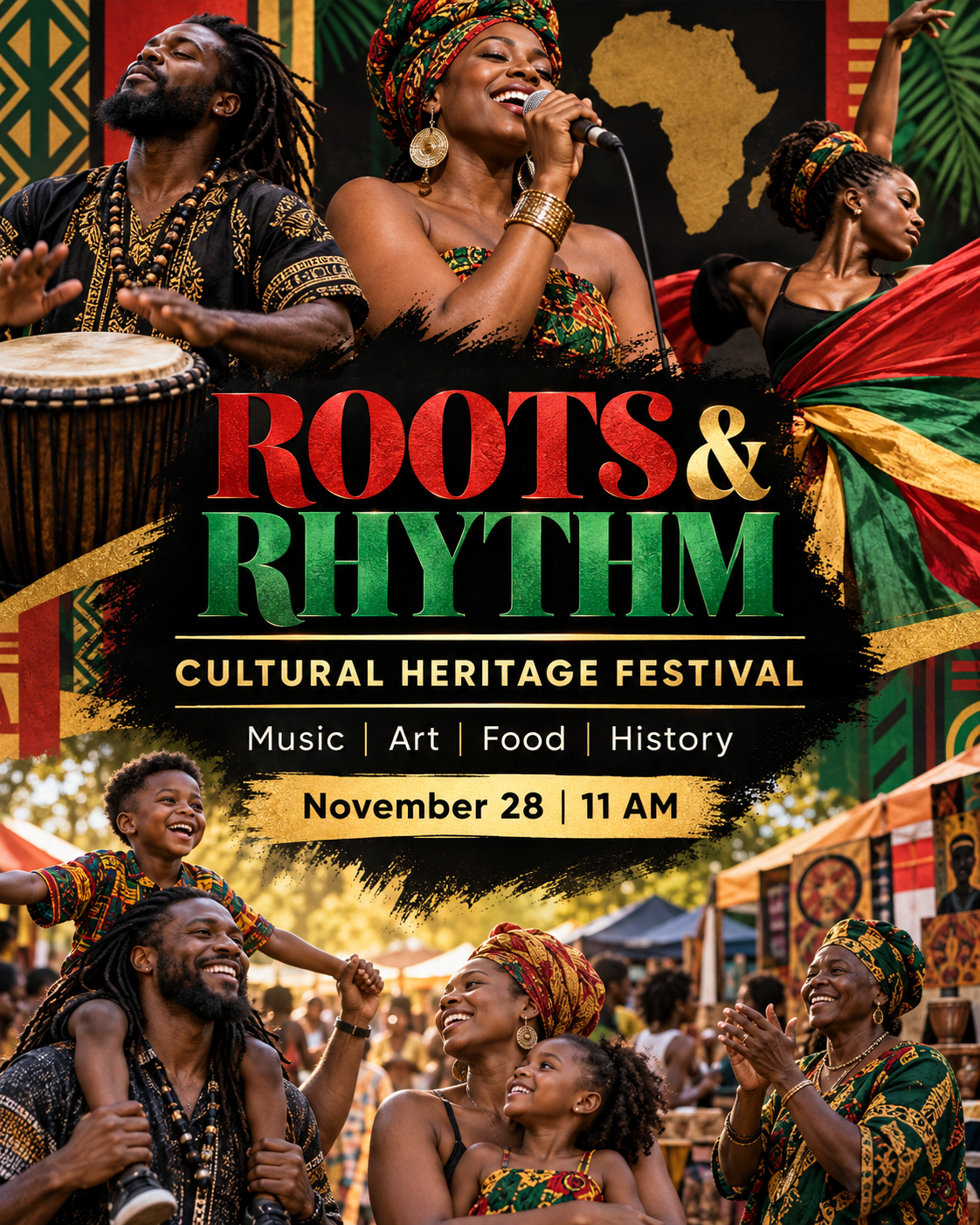 Roots & Rhythm professional design template