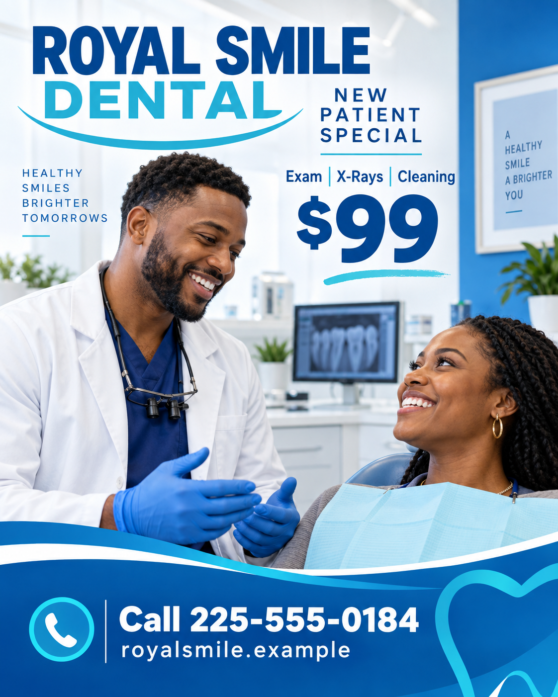 Royal Smile Dental professional design template