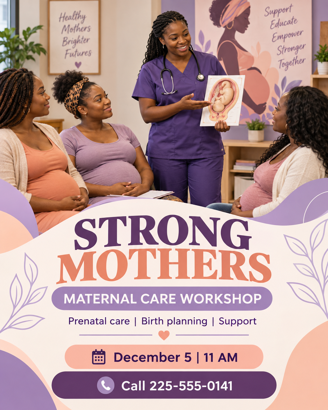 Strong Mothers professional design template