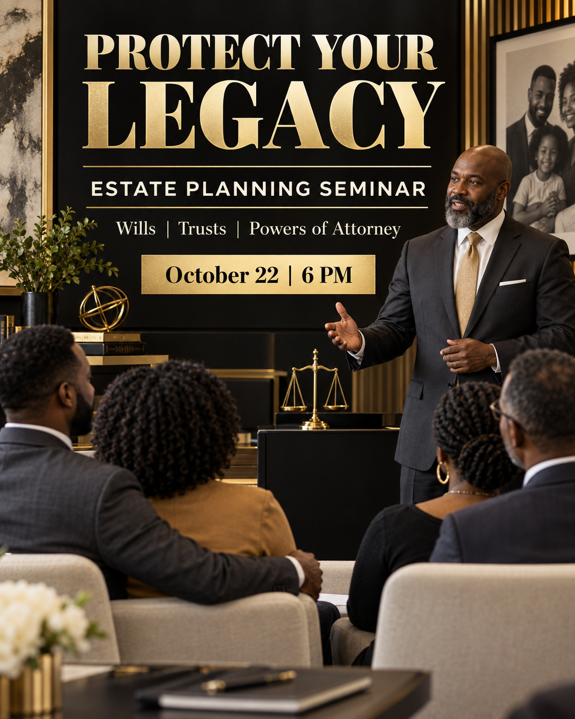 Protect Your Legacy professional design template