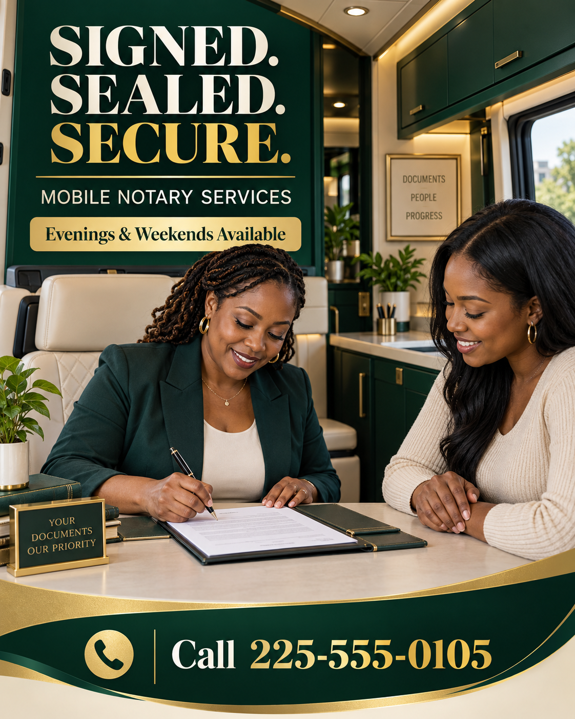 Signed Sealed Secure professional design template