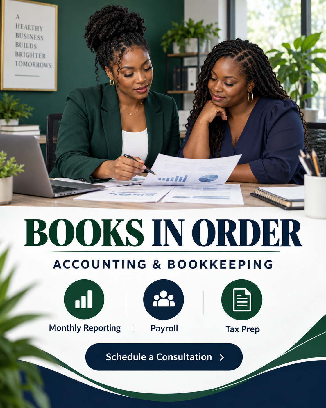Books in Order professional design template
