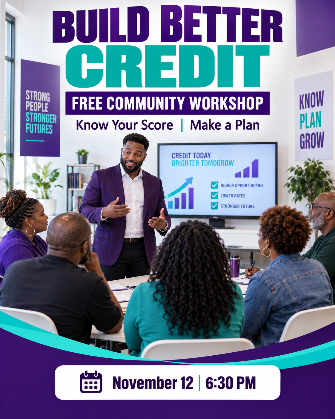 Build Better Credit professional design template