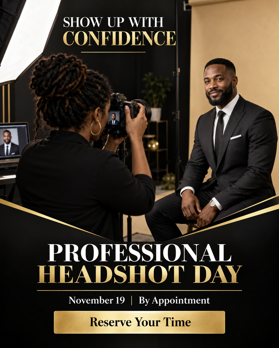 Show Up with Confidence professional design template