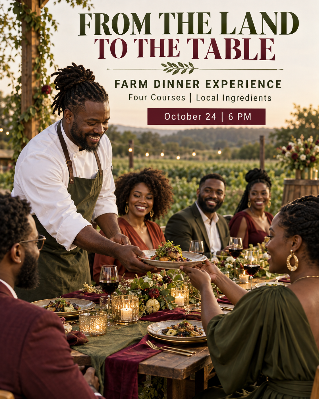 From the Land to the Table professional design template
