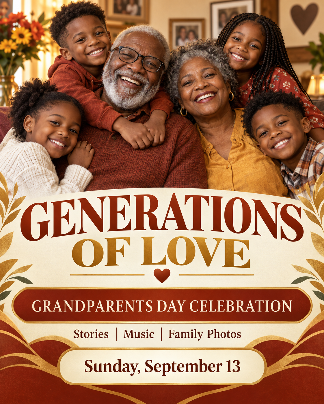 Generations of Love professional design template