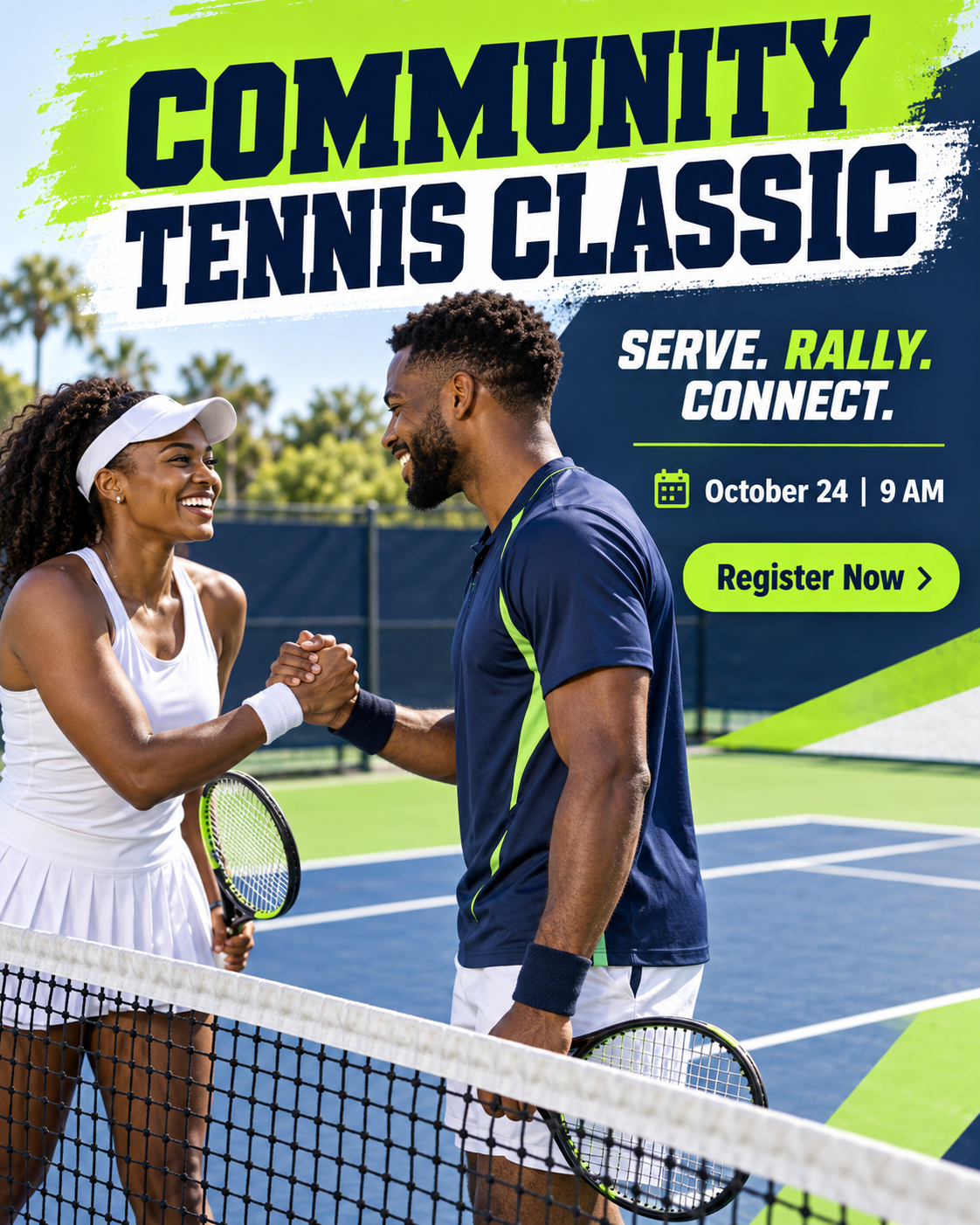 Community Tennis Classic professional design template