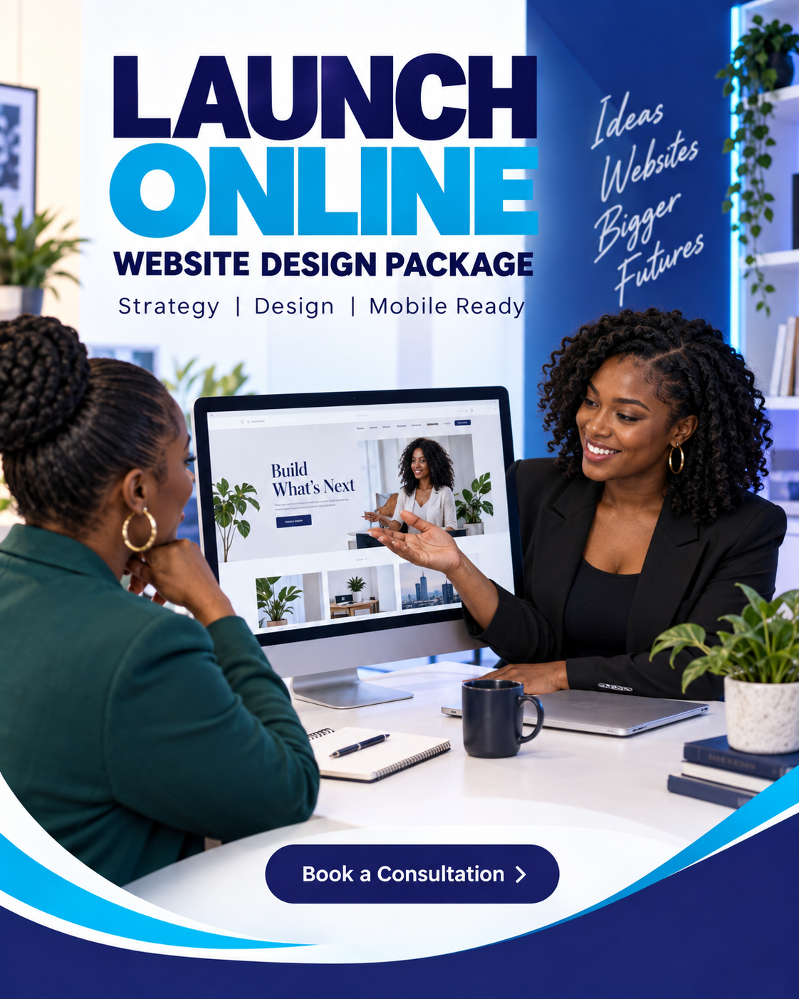 Launch Online professional design template