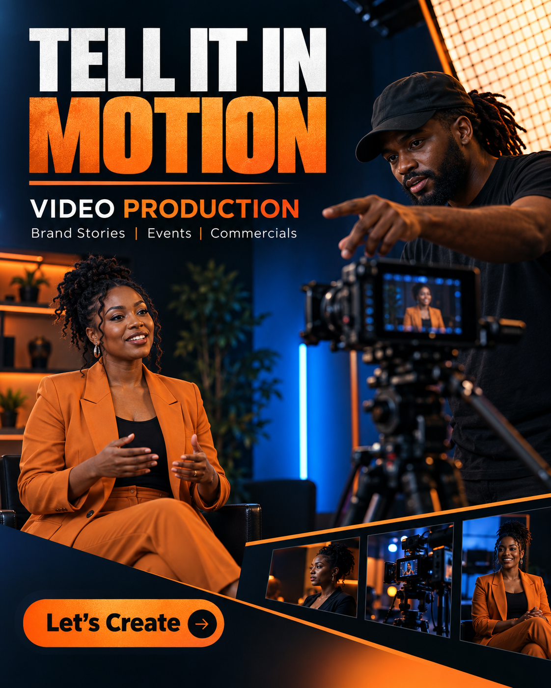 Tell It in Motion professional design template