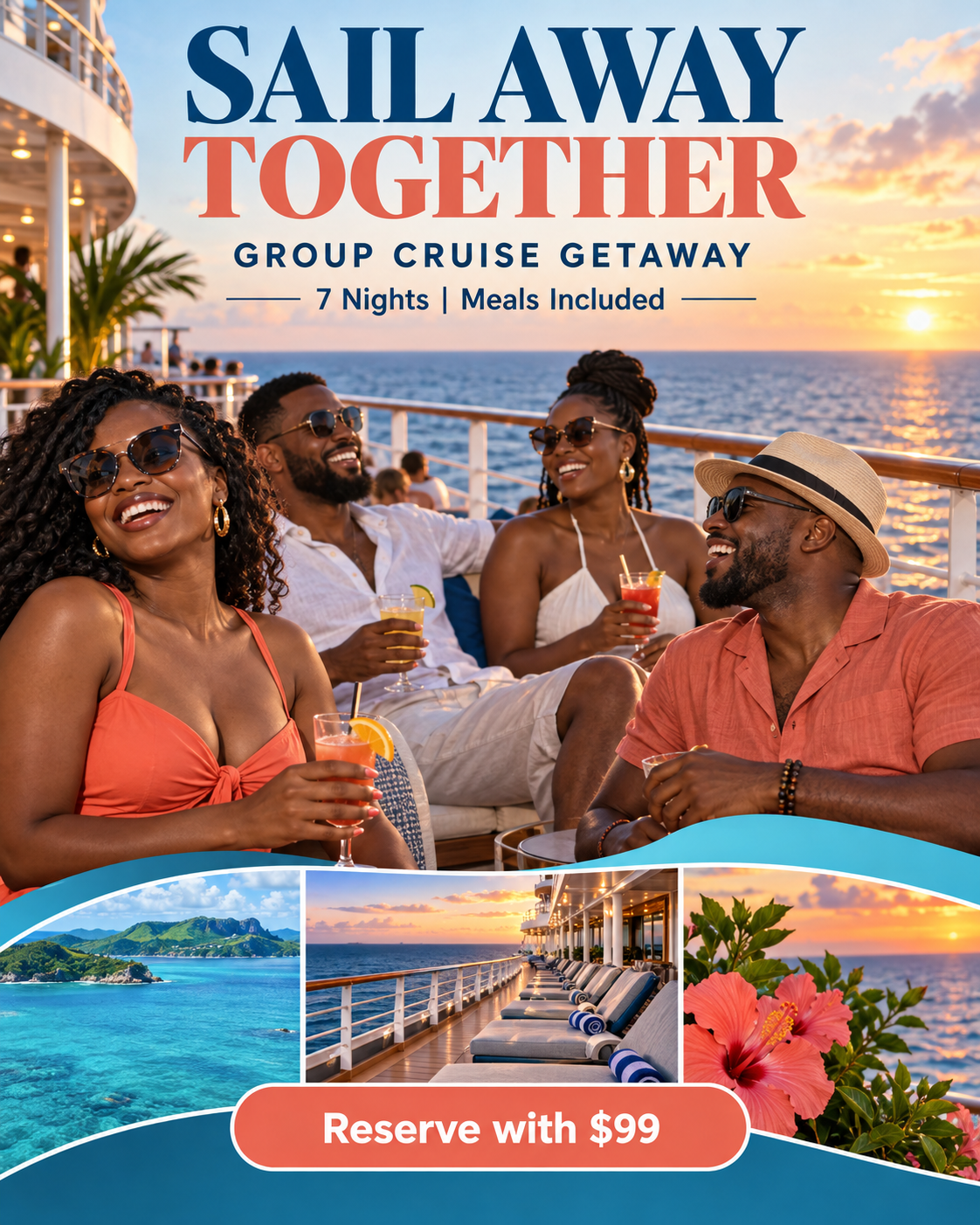 Sail Away Together professional design template