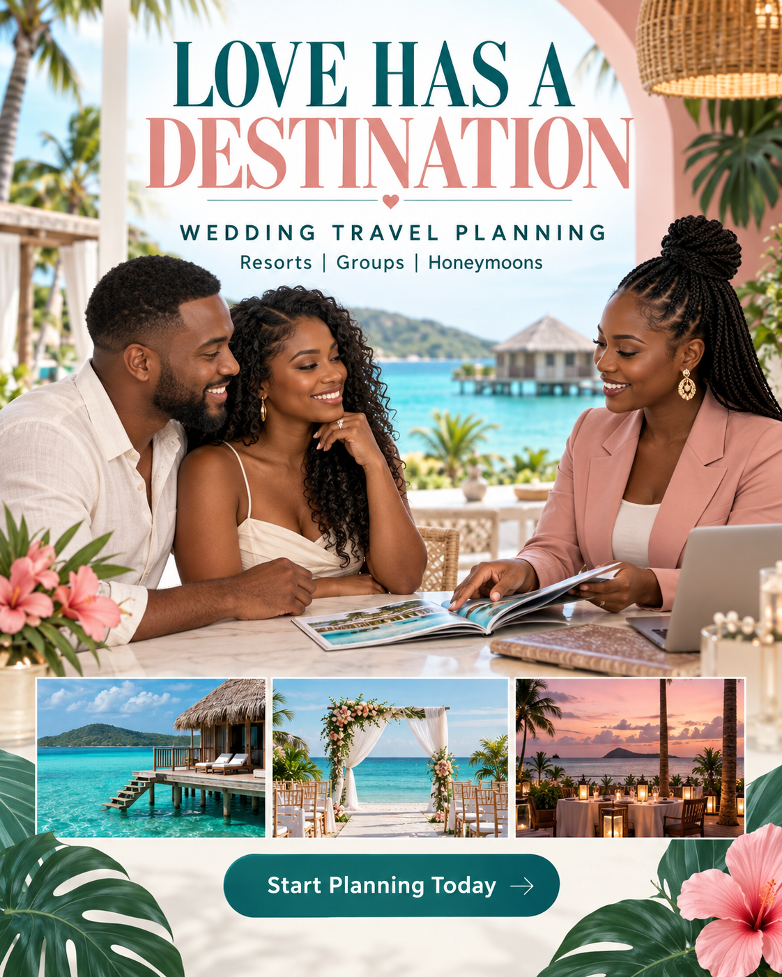Love Has a Destination professional design template