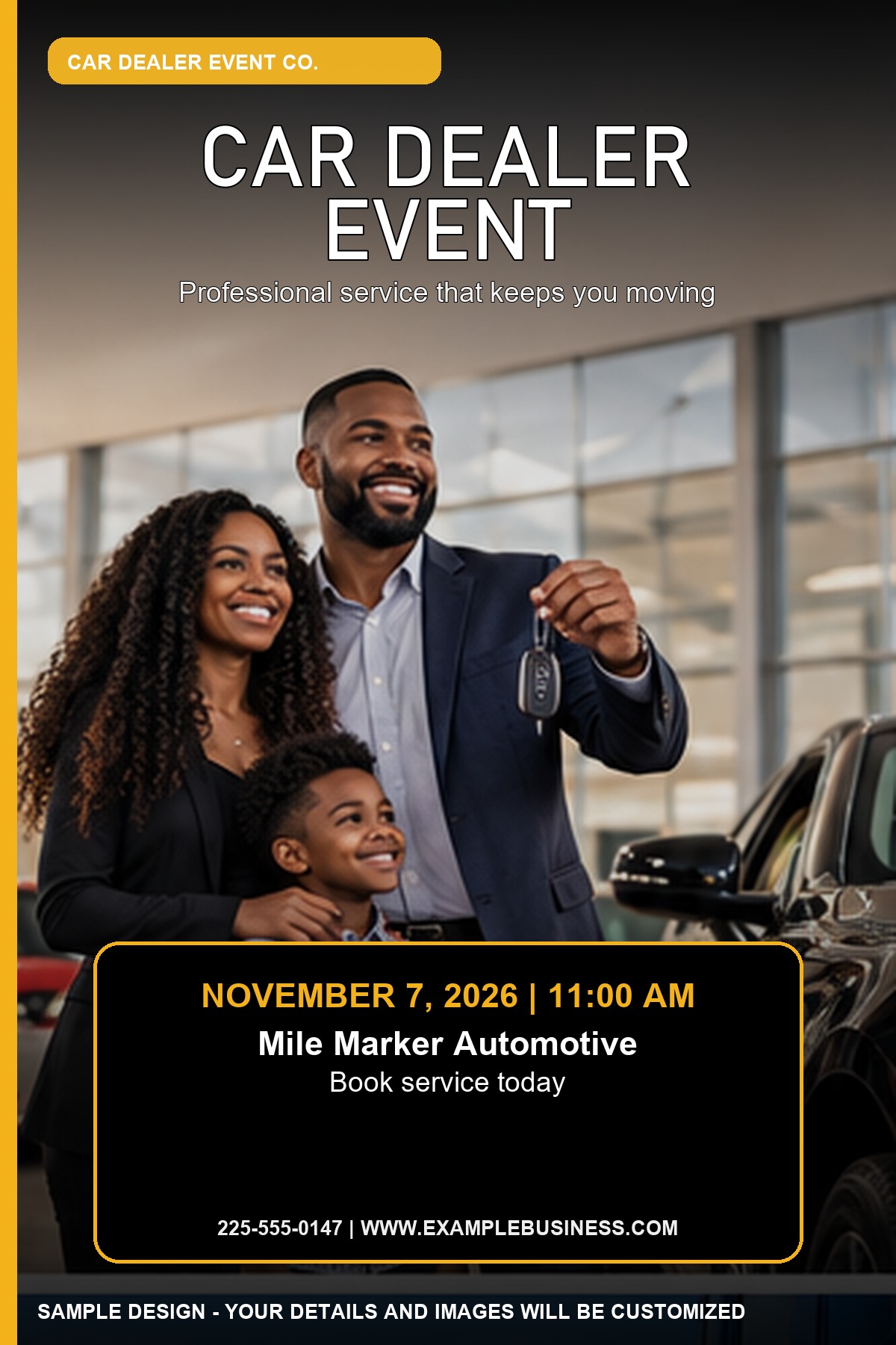 Car Dealer Event professional design template