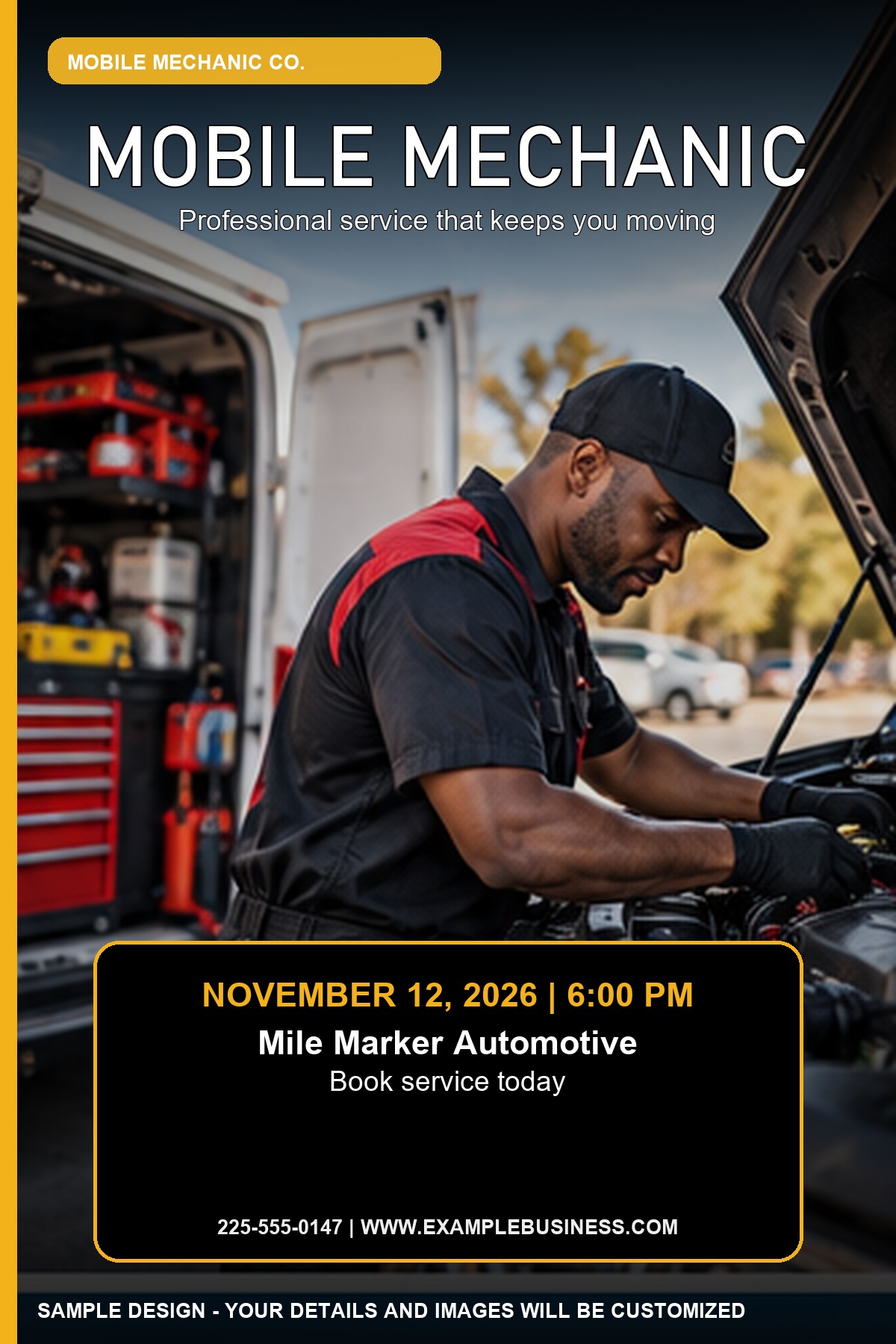 Mobile Mechanic professional design template