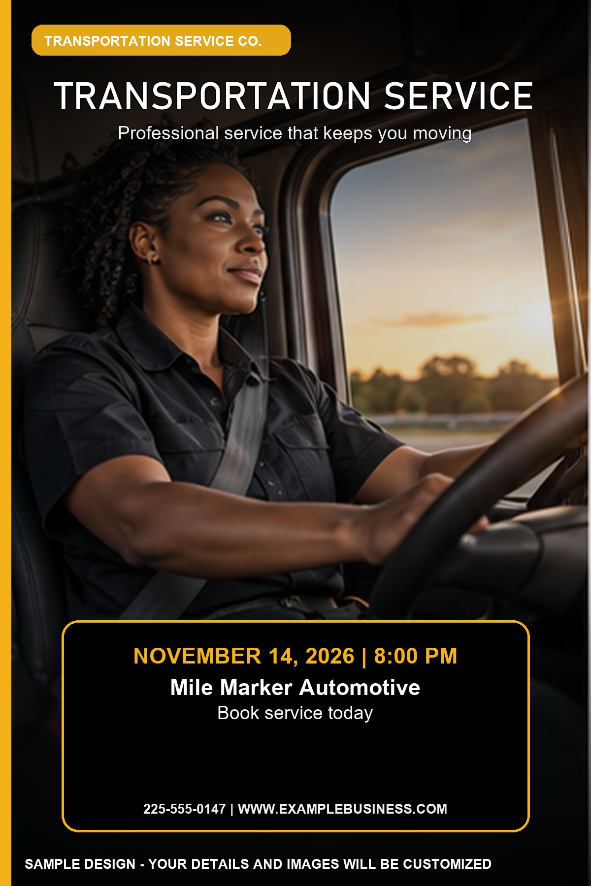 Transportation Service professional design template