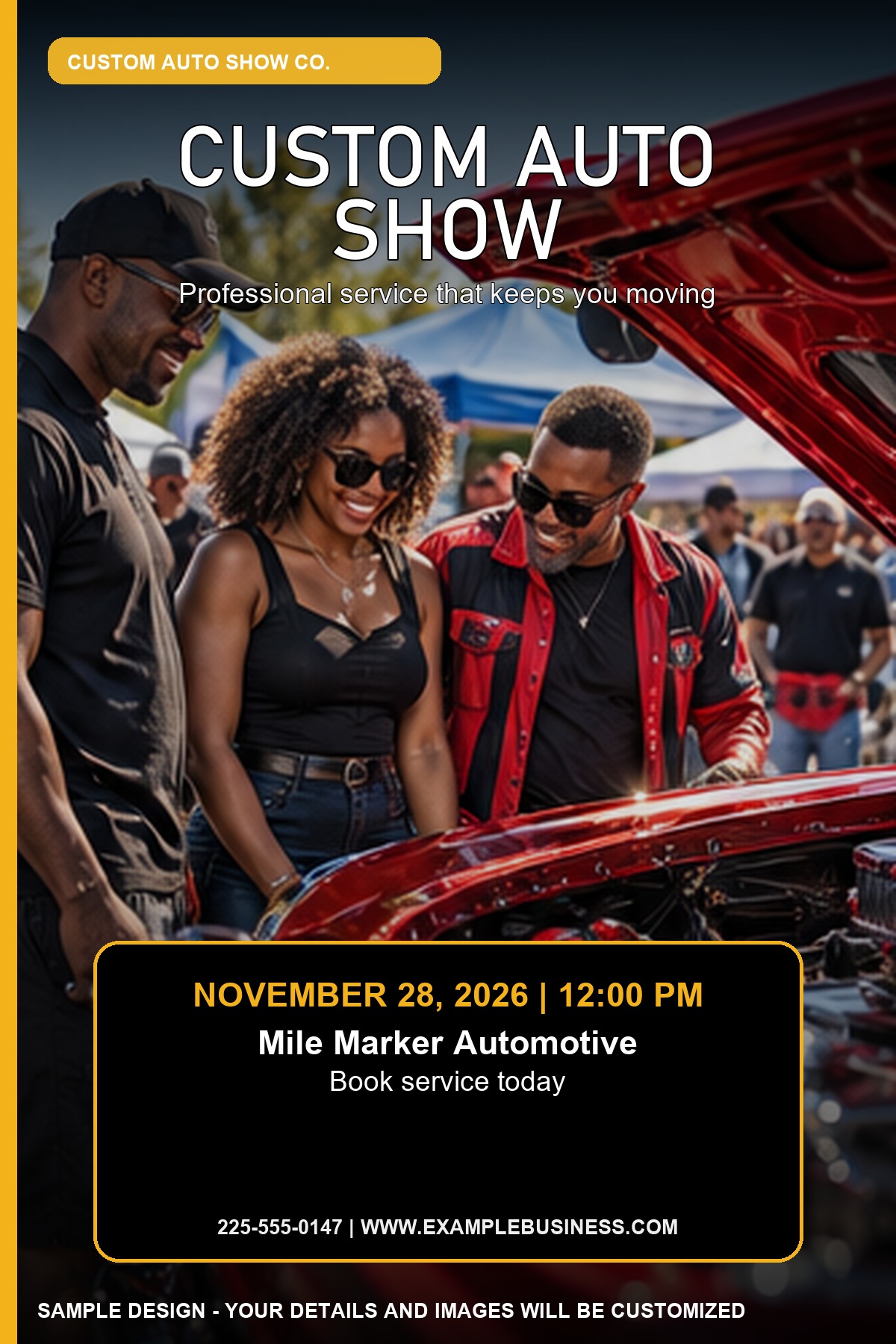 Custom Auto Show professional design template