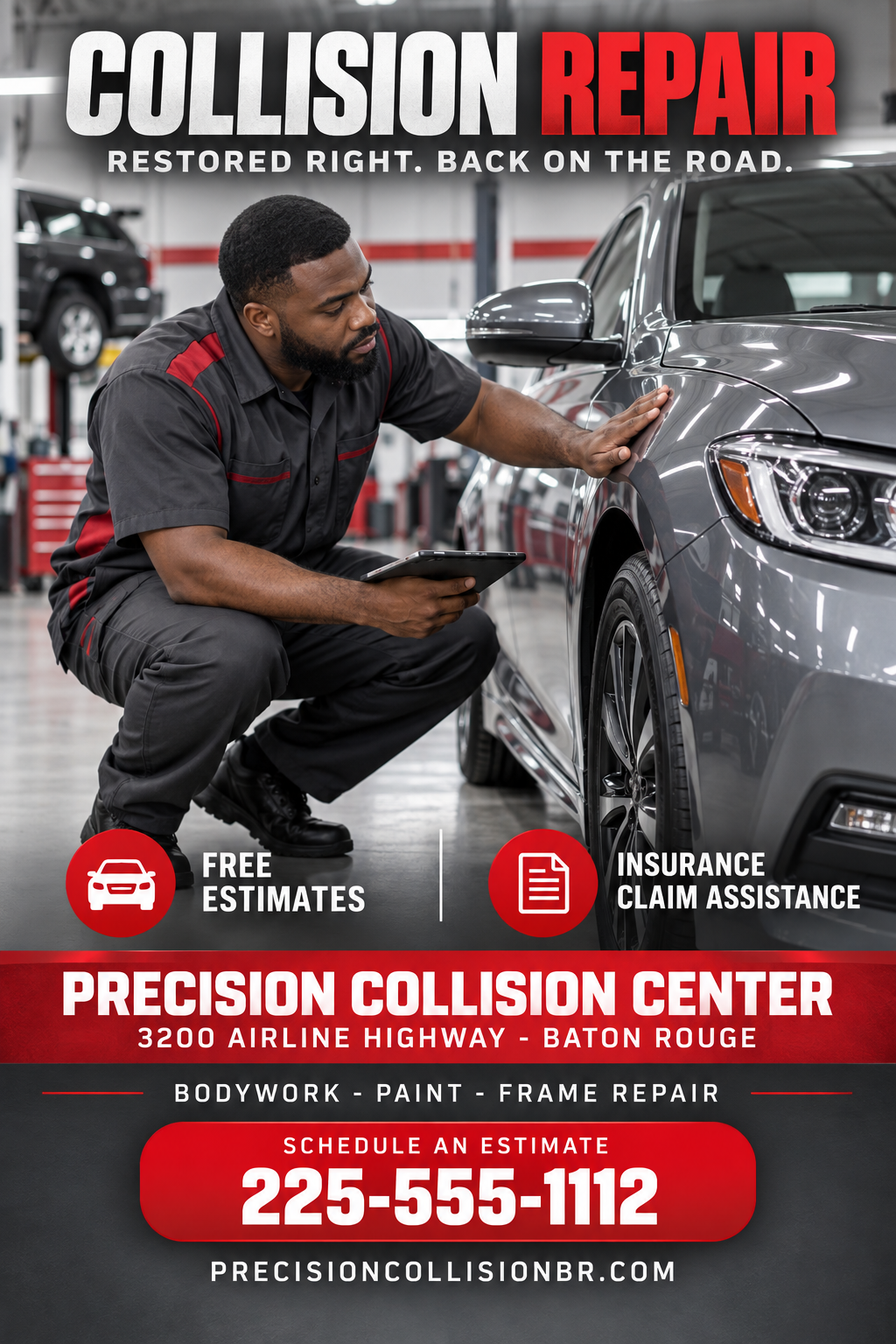 Collision Repair professional design template