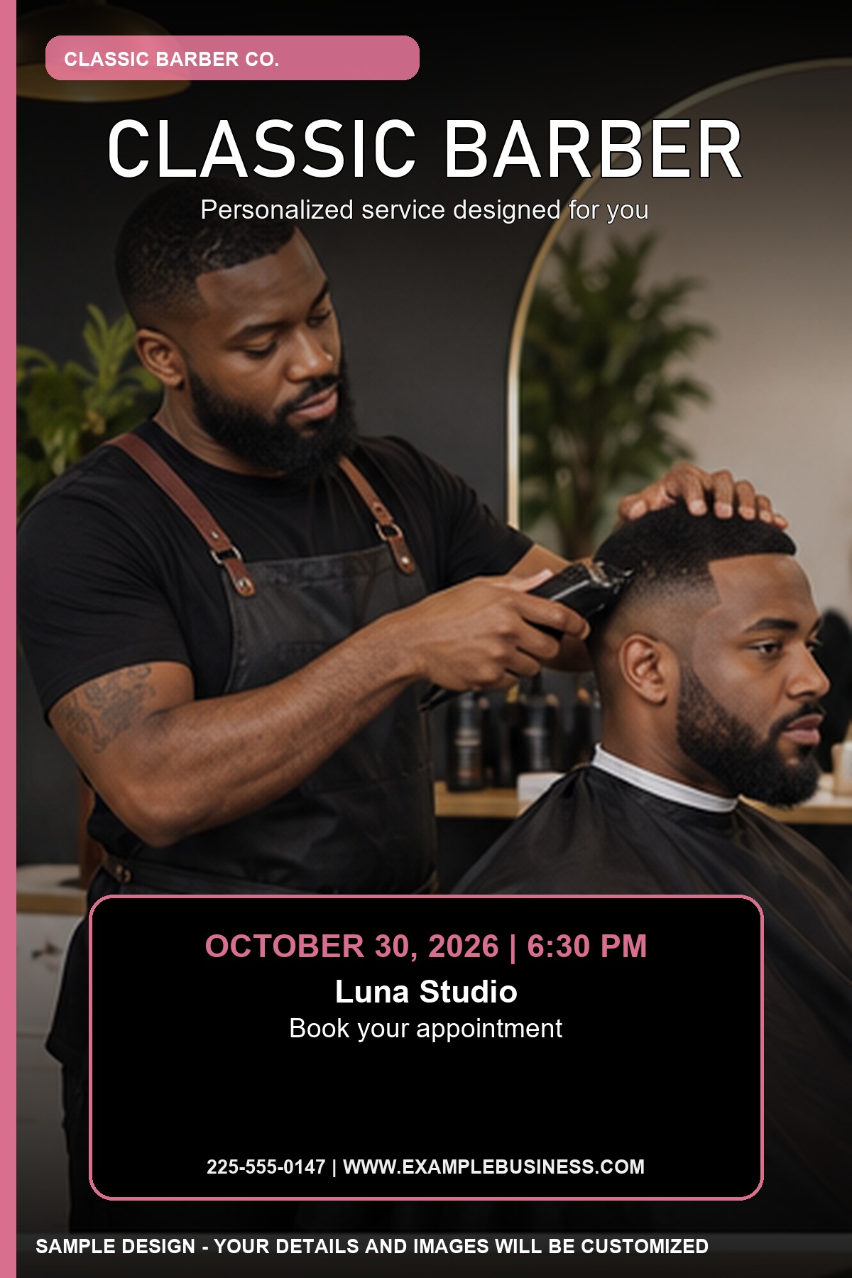 Classic Barber professional design template