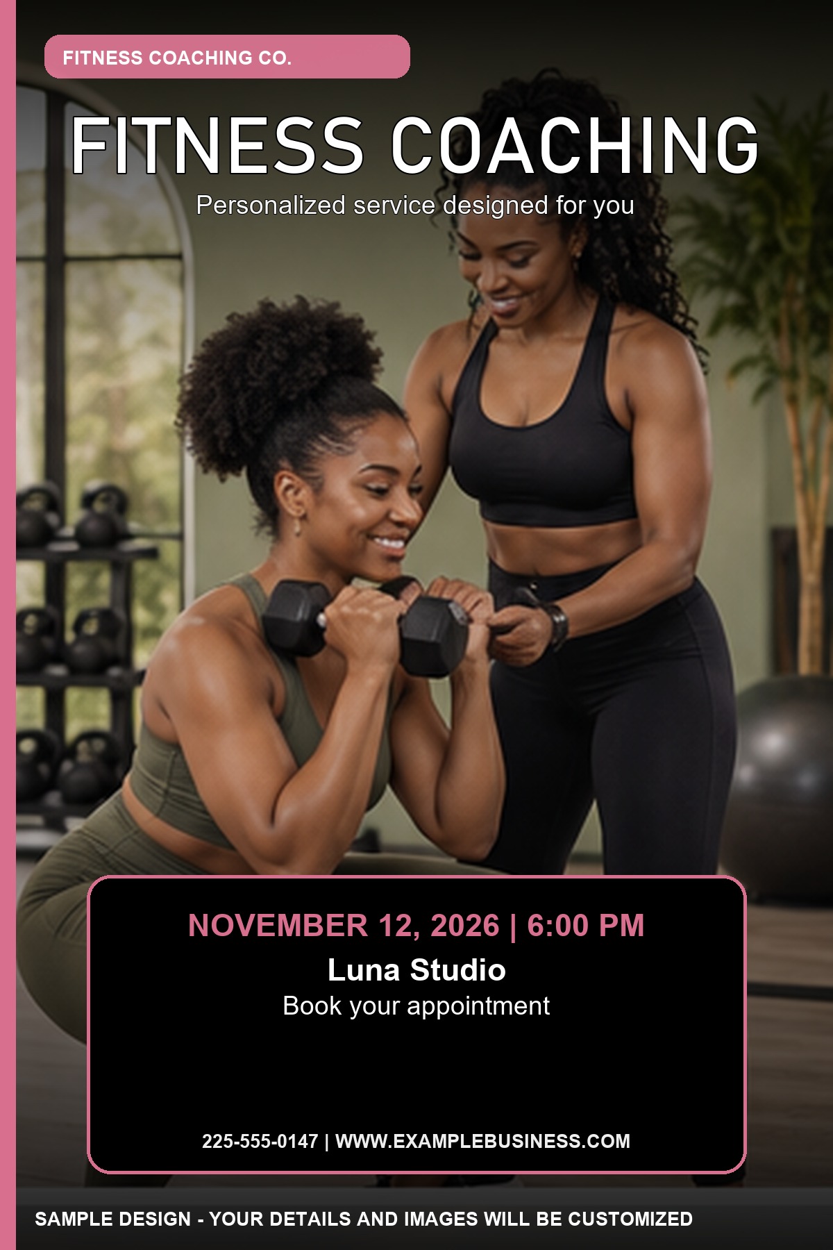 Fitness Coaching professional design template