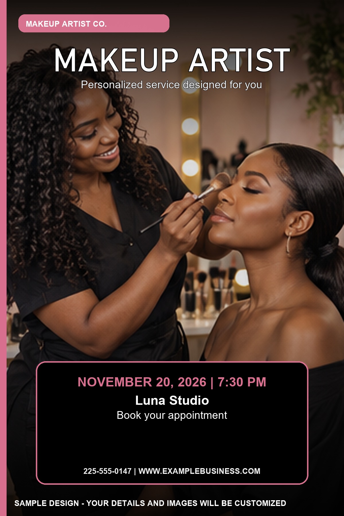 Makeup Artist professional design template