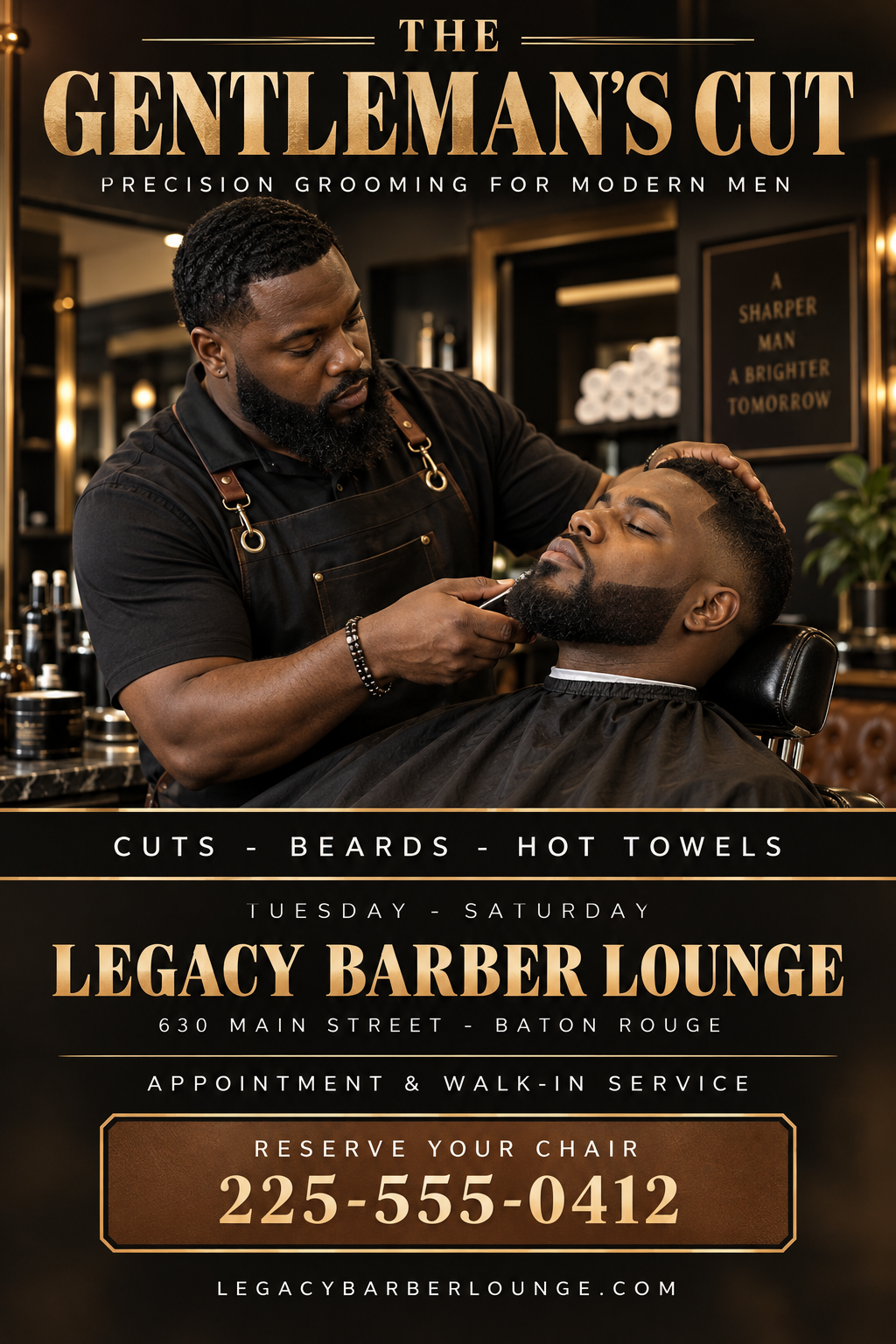 The Gentleman's Cut professional design template