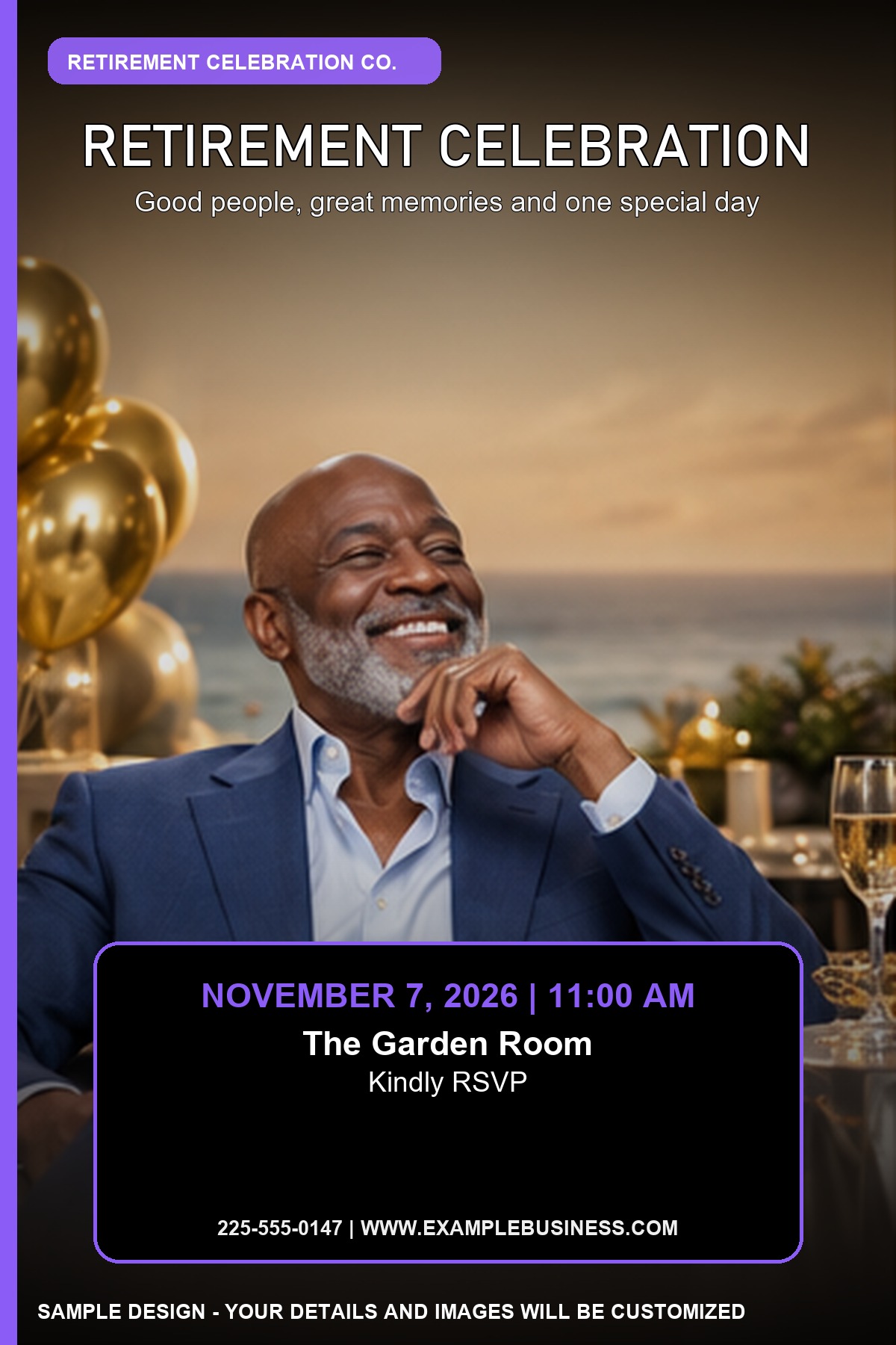 Retirement Celebration professional design template