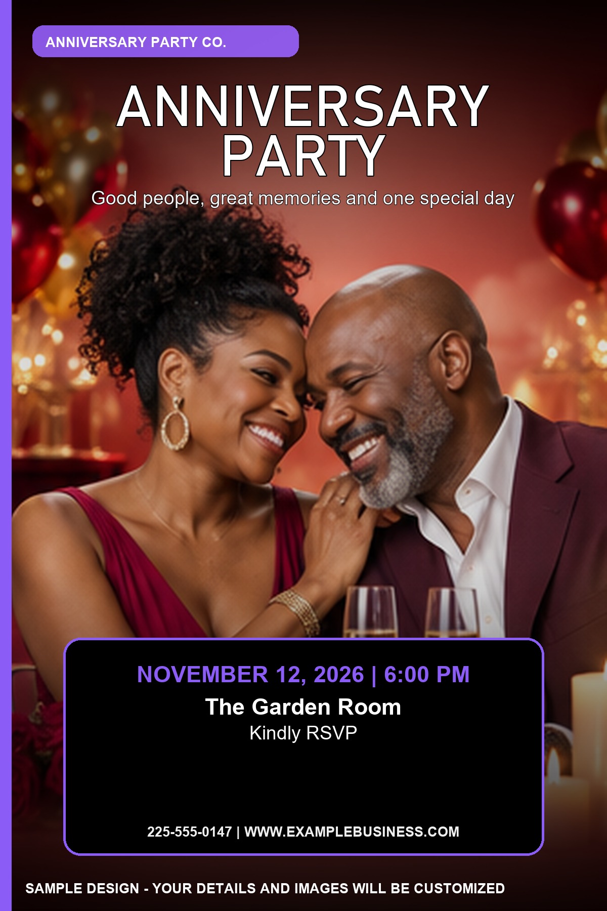 Anniversary Party professional design template