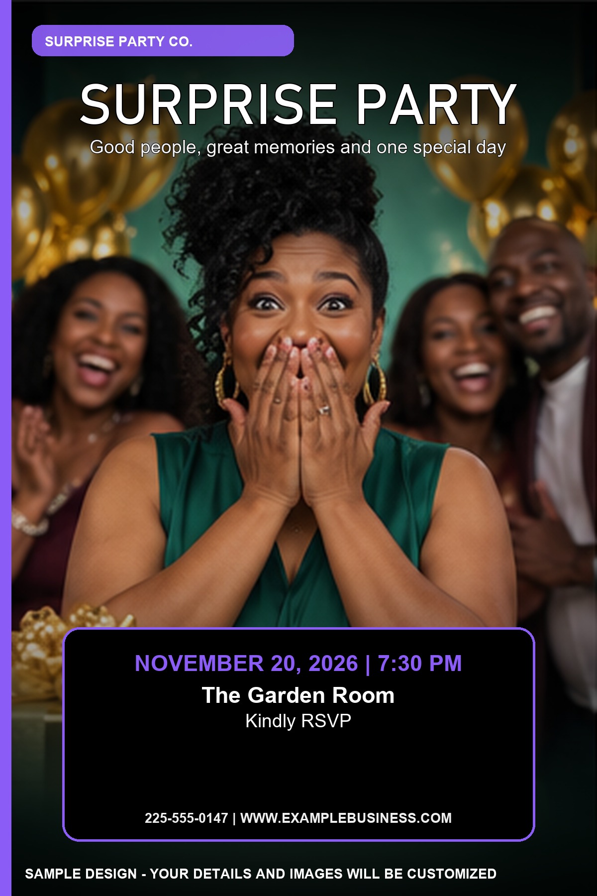 Surprise Party professional design template