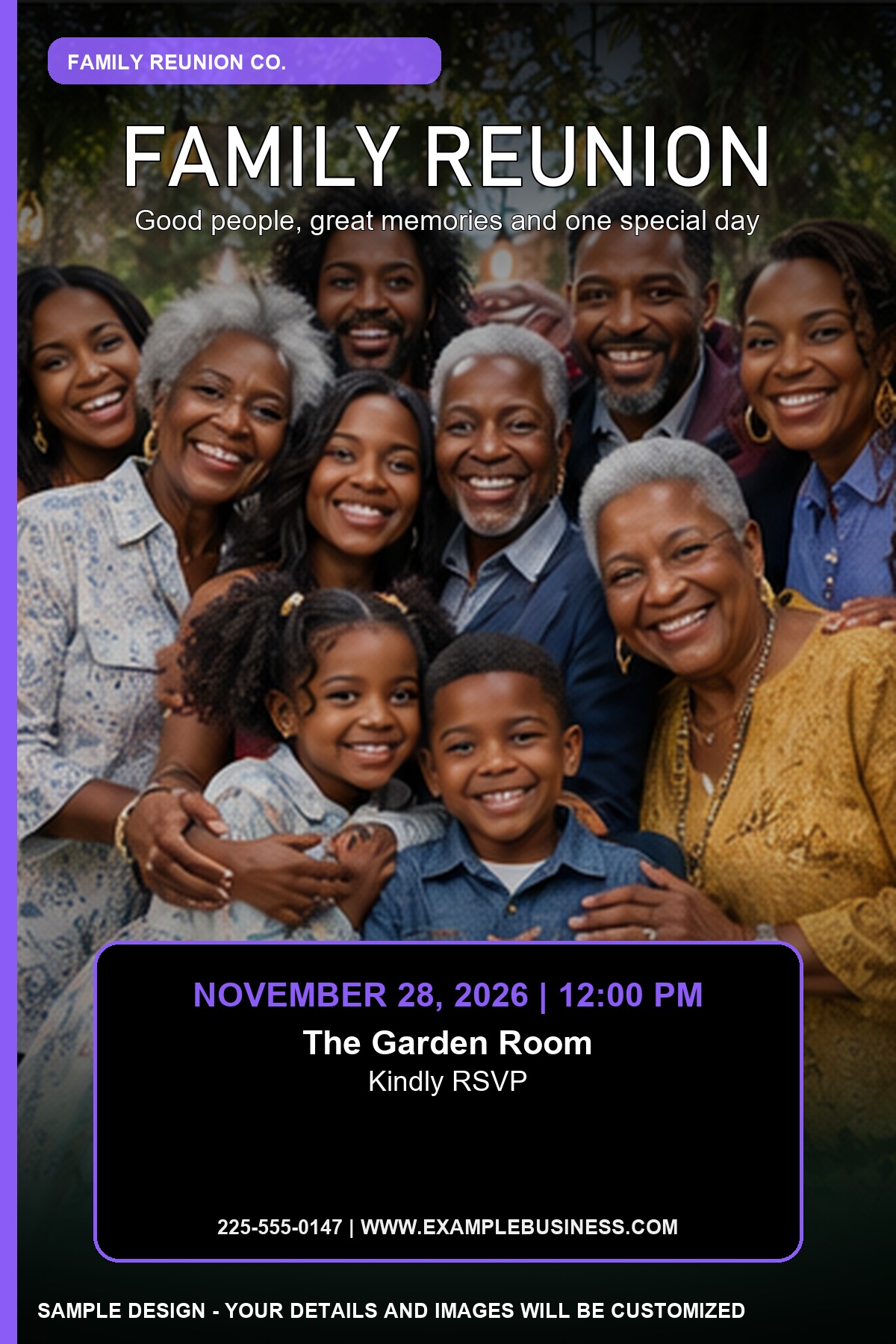 Family Reunion professional design template