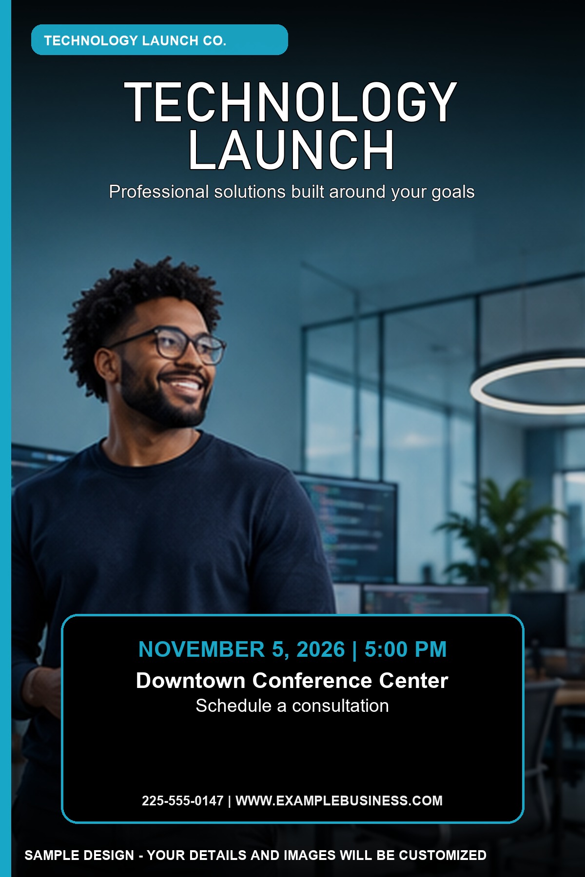 Technology Launch professional design template