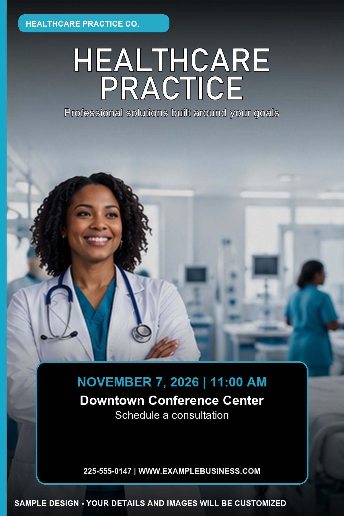 Healthcare Practice professional design template
