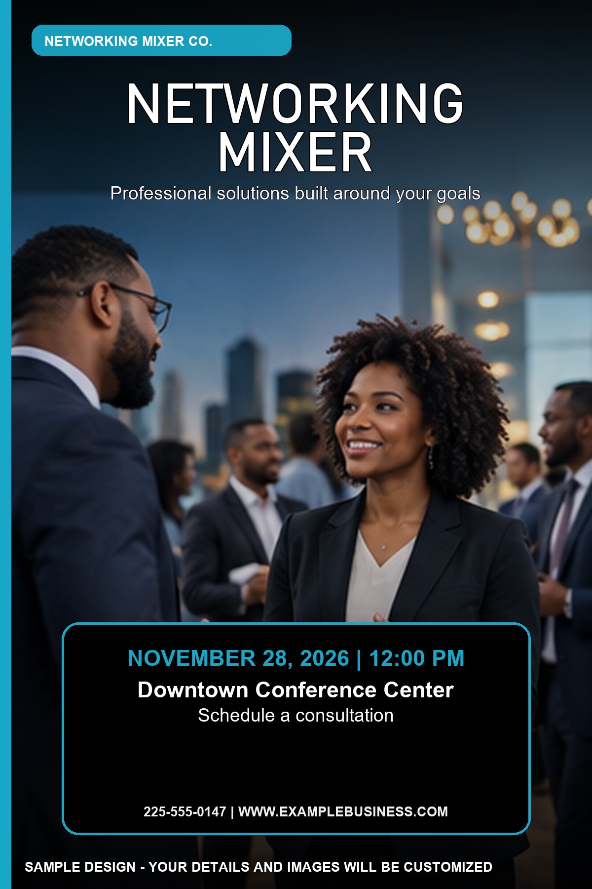 Networking Mixer professional design template