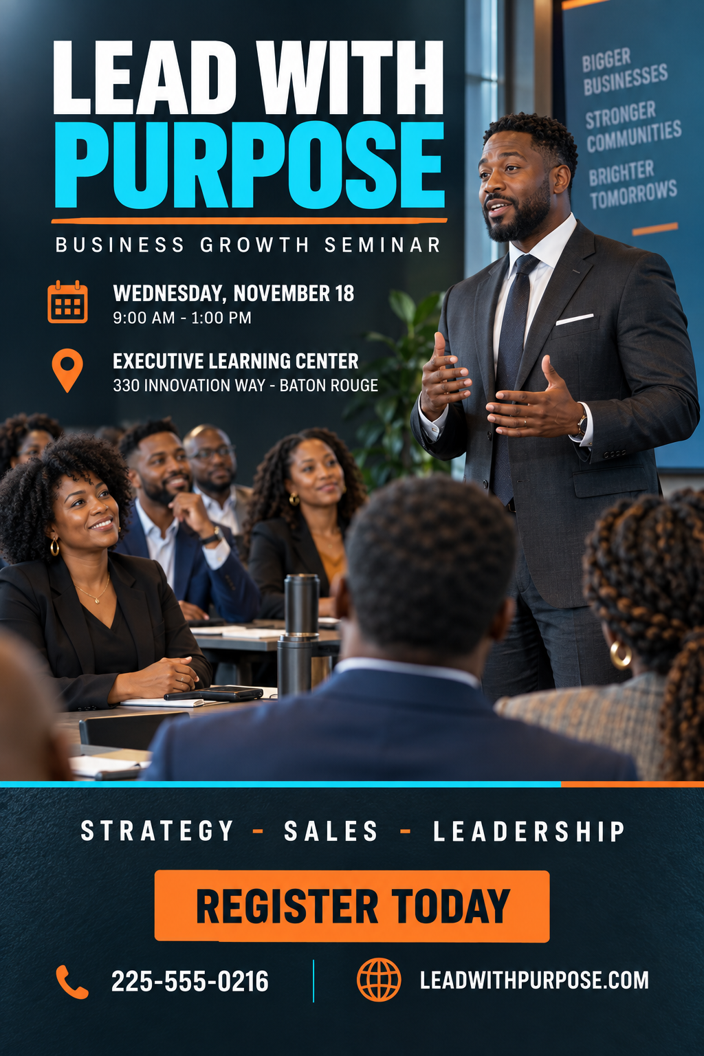 Lead with Purpose professional design template