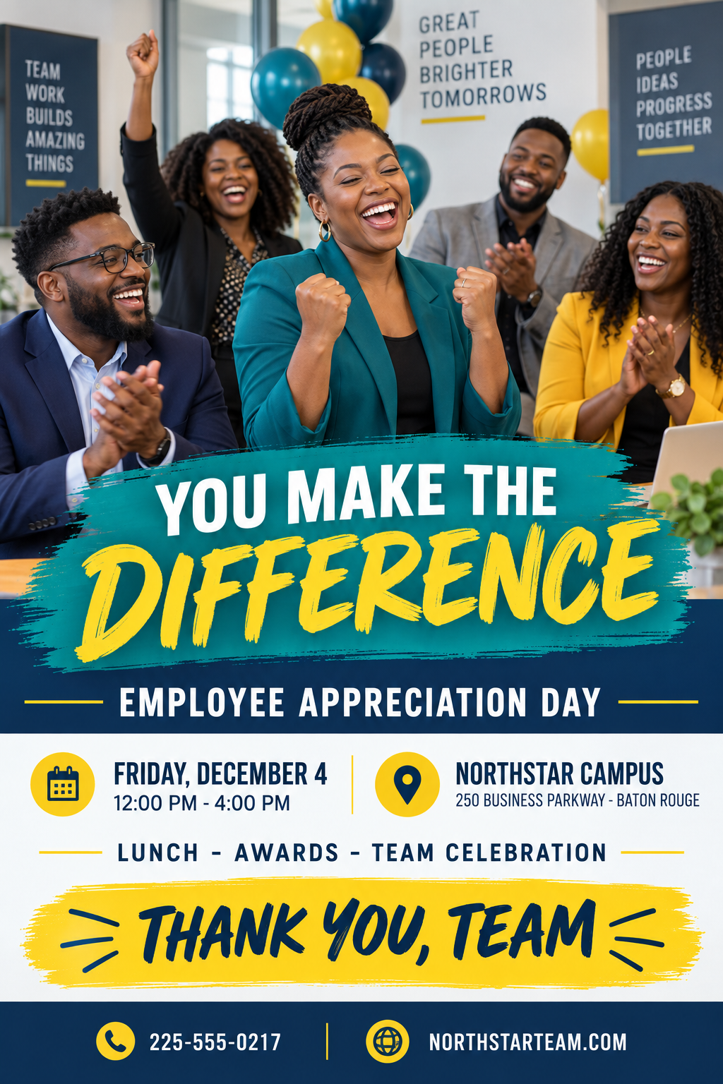 Employee Appreciation Day professional design template