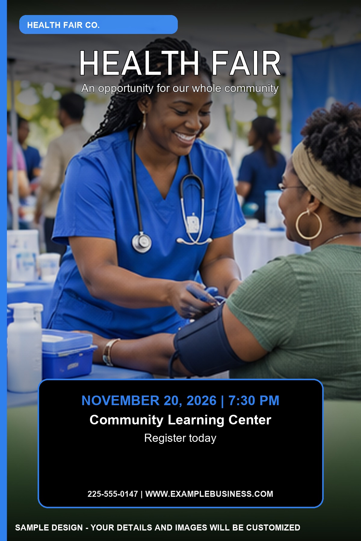 Health Fair professional design template
