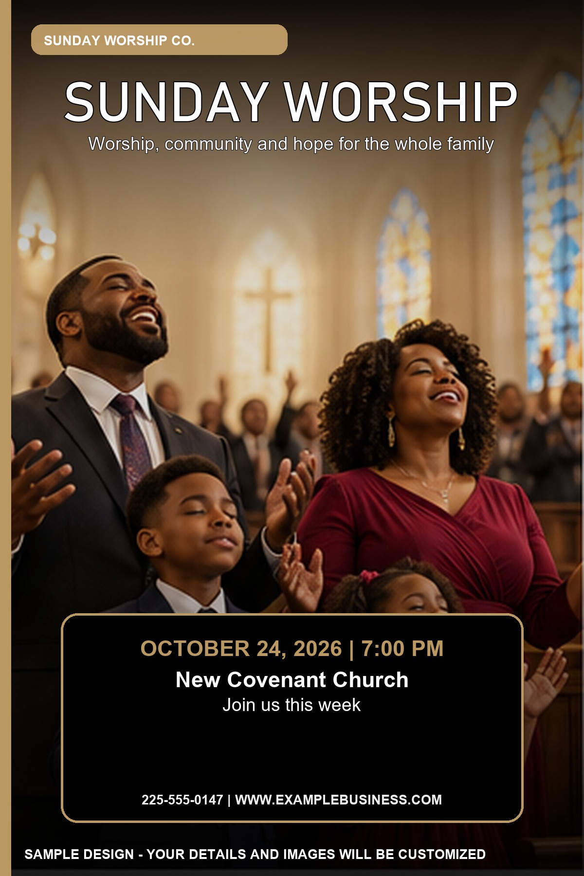 Sunday Worship professional design template