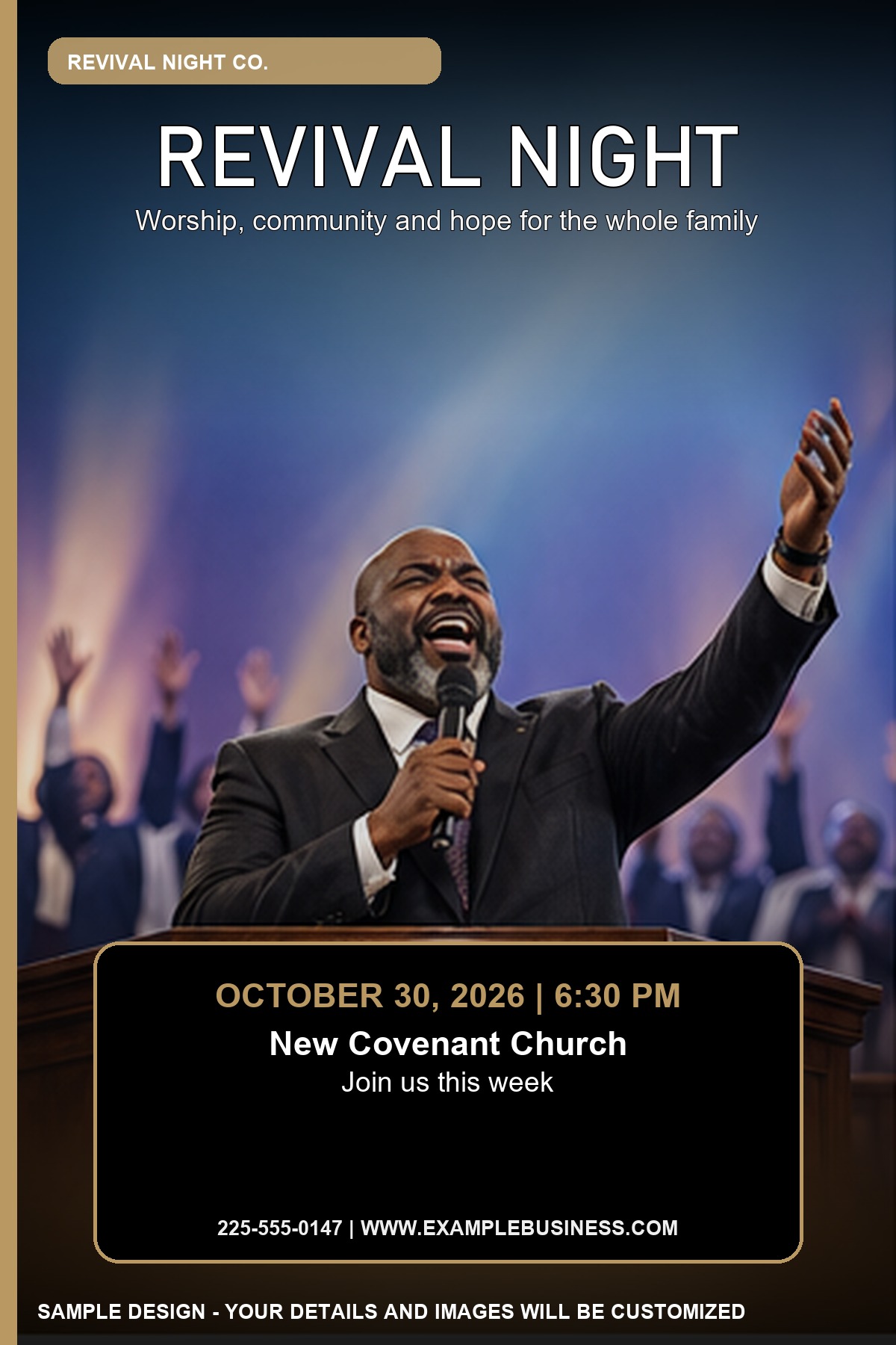 Revival Night professional design template